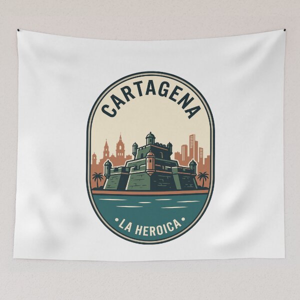 Item preview, Cartagena Colombia Vintage Travel Badge La Heroica designed and sold by k3rstman1.