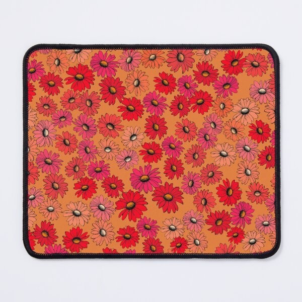 Item preview, Flower Orange pattern 70s aesthetic designed and sold by GeoGoose.