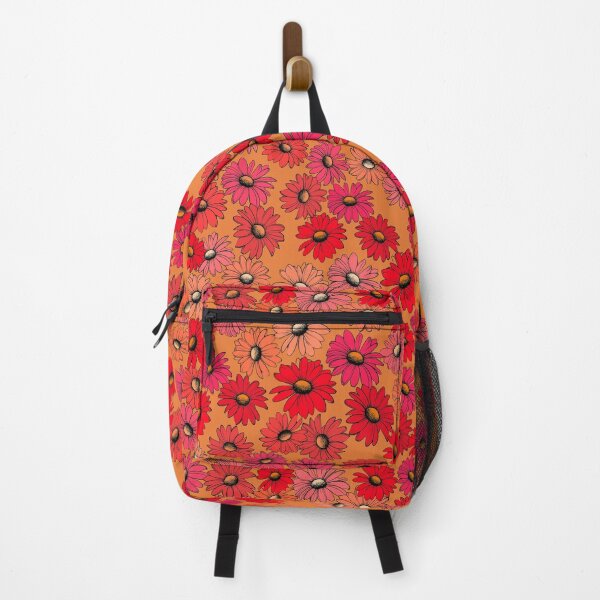Item preview, Flower Orange pattern 70s aesthetic designed and sold by GeoGoose.