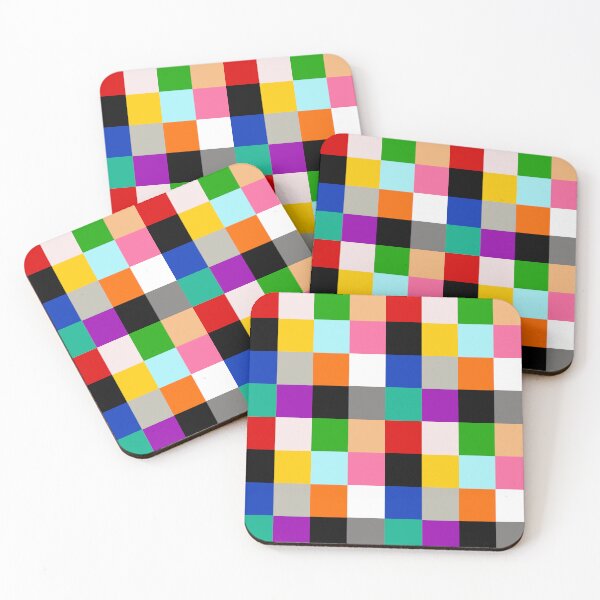 Item preview, Bright Colorful Checkered Pattern Design  designed and sold by PatternTitan.