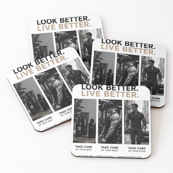 Item preview, Look Better Live Better  designed and sold by fadeinkstudio.
