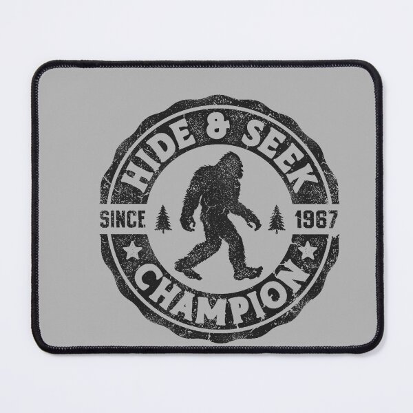 Item preview, Bigfoot Hide and Seek Champion Funny Sasquatch Retro Vintage designed and sold by GreggRoss.