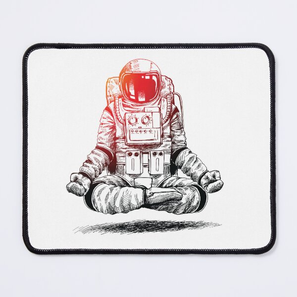 Item preview, Meditating Astronaut Space Zen Mindfulness designed and sold by WaviStudio.