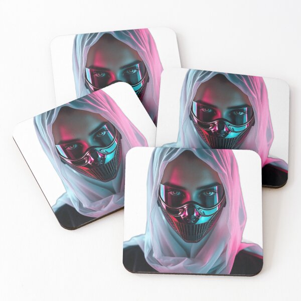 Item preview, MEMORA Cyber Veil – Neon Masked Future designed and sold by Memora405.