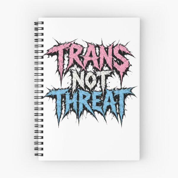 Item preview, TRANS NOT THREAT - Hardcore Typography designed and sold by HumanMess.