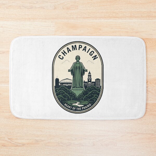Item preview, Vintage Champaign Illinois Alma Mater Statue Emblem designed and sold by k3rstman1.