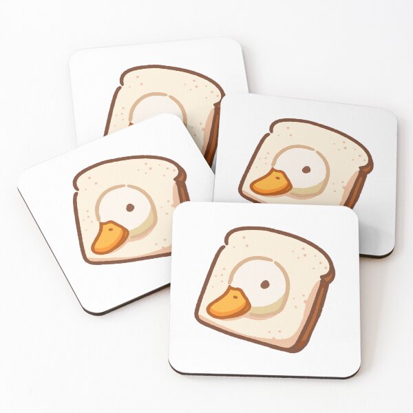 Item preview, Cute Duck With Bread Funny Kawaii Bird Art designed and sold by Shingogifts.