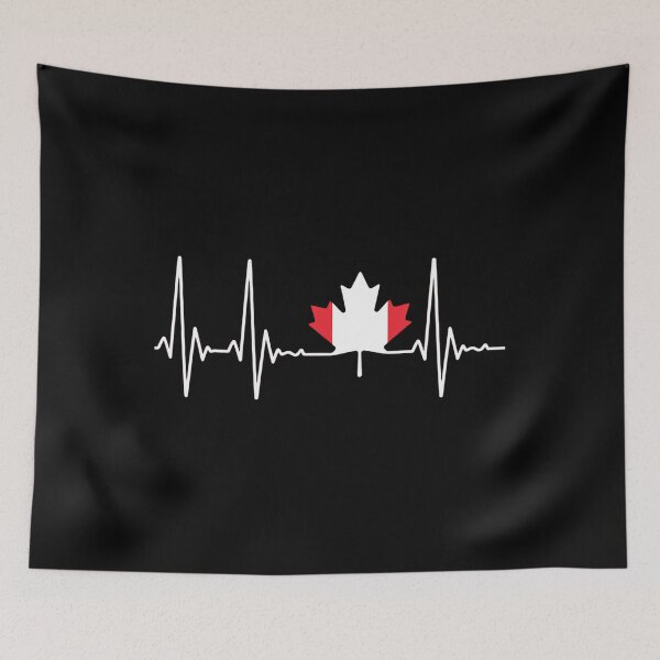 Item preview, Canada Day 2022 Heartbeat maple leaf Canada Flag Canada Day designed and sold by sailorjessiArt.