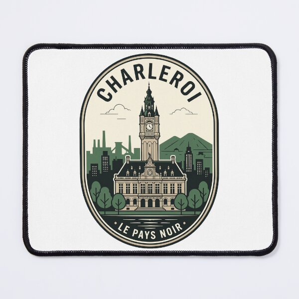 Item preview, Charleroi Belgium Le Pays Noir Vintage Travel Badge designed and sold by k3rstman1.