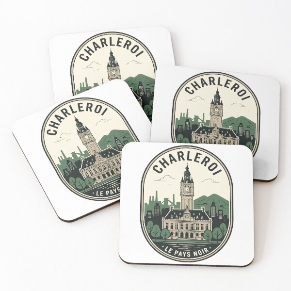 Item preview, Charleroi Belgium Le Pays Noir Vintage Travel Badge designed and sold by k3rstman1.