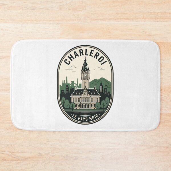 Item preview, Charleroi Belgium Le Pays Noir Vintage Travel Badge designed and sold by k3rstman1.