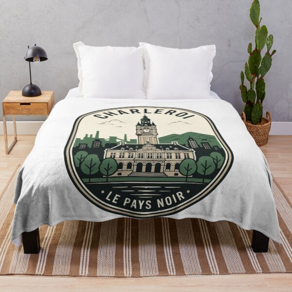 Item preview, Charleroi Belgium Le Pays Noir Vintage Travel Badge designed and sold by k3rstman1.