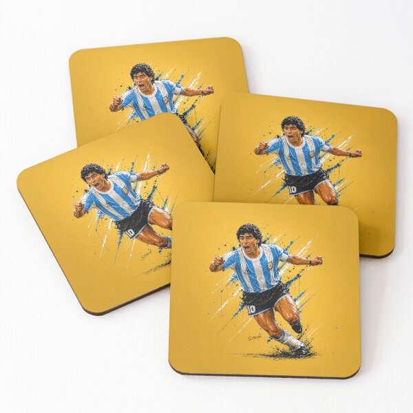Item preview, Maradona Illustration designed and sold by ocusido.