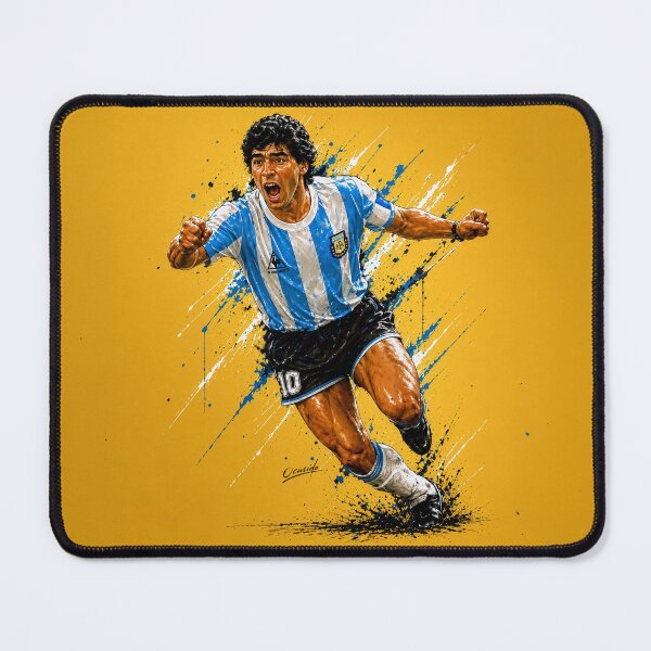 Item preview, Maradona Illustration designed and sold by ocusido.