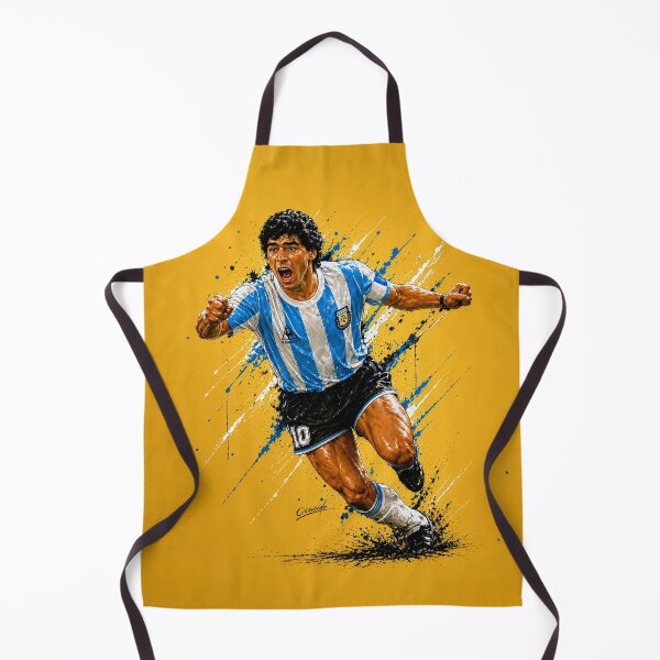 Item preview, Maradona Illustration designed and sold by ocusido.