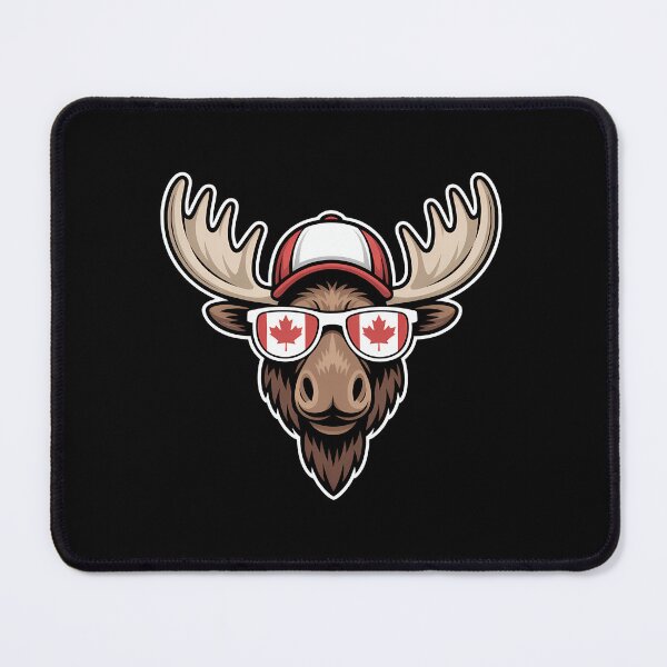 Item preview, Canada Day Canadian Flag Maple Leaf Moose Sunglasses designed and sold by sailorjessiArt.