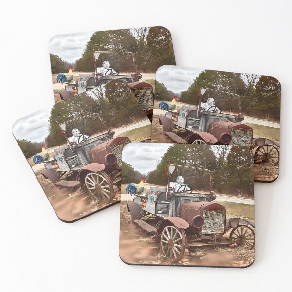 Item preview, Retro Car & Road Sign | Vintage Travel designed and sold by GammaRay.