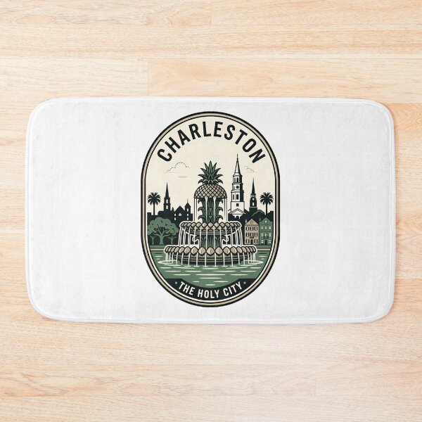 Item preview, Vintage Charleston SC Pineapple Fountain Badge designed and sold by k3rstman1.