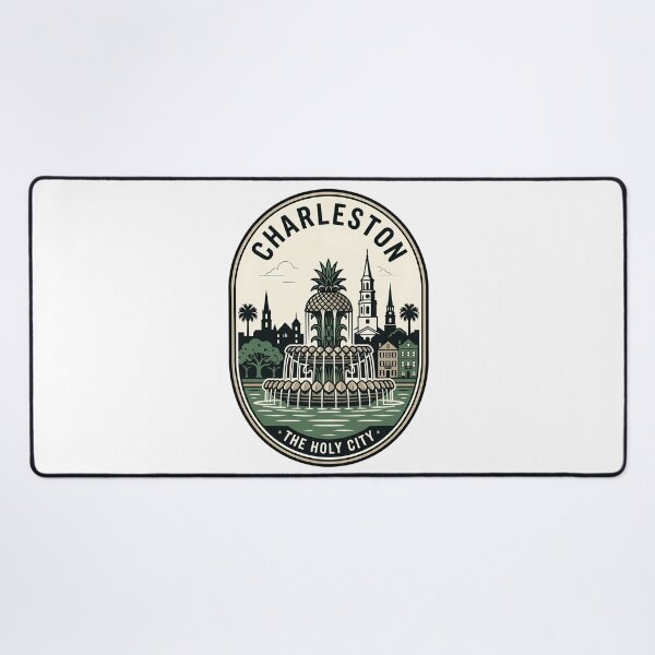 Item preview, Vintage Charleston SC Pineapple Fountain Badge designed and sold by k3rstman1.