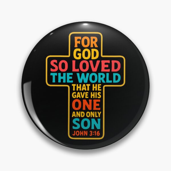 Item preview, John 3:16 For God So Loved The World designed and sold by plushism.