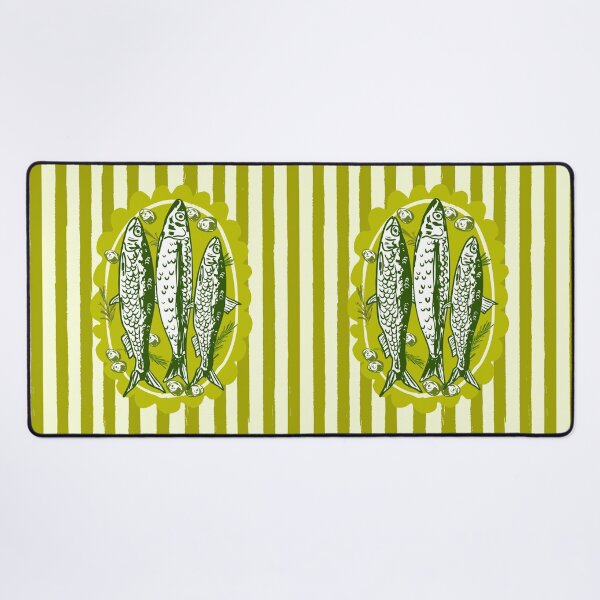 Item preview, Sardines and Olives Mediterranean Seafood Coastal Art designed and sold by MaiZephyr.