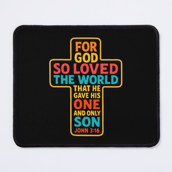 Item preview, John 3:16 For God So Loved The World designed and sold by plushism.