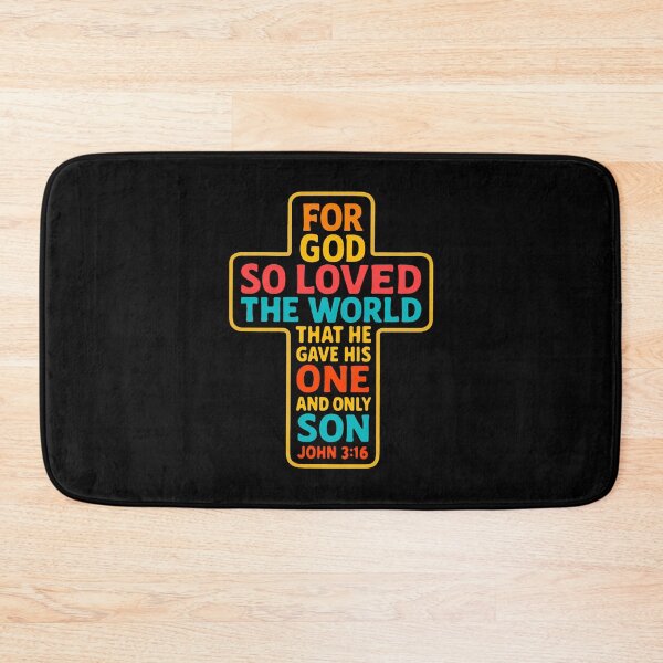 Item preview, John 3:16 For God So Loved The World designed and sold by plushism.