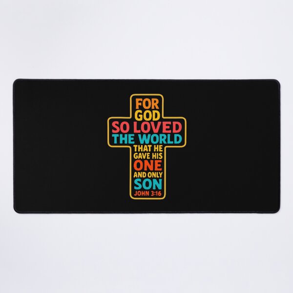 Item preview, John 3:16 For God So Loved The World designed and sold by plushism.