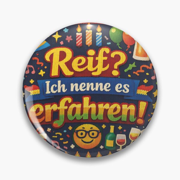 Item preview, Mature? Experienced! Humorous birthday quote knitting pattern designed and sold by Mauswohn.