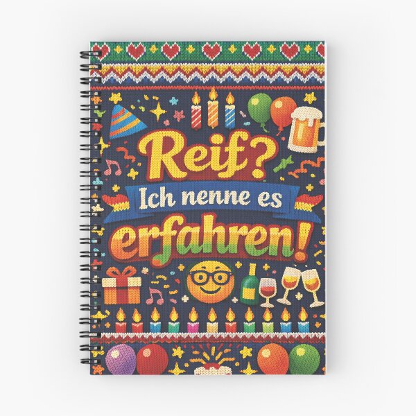 Item preview, Mature? Experienced! Humorous birthday quote knitting pattern designed and sold by Mauswohn.
