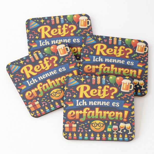 Item preview, Mature? Experienced! Humorous birthday quote knitting pattern designed and sold by Mauswohn.