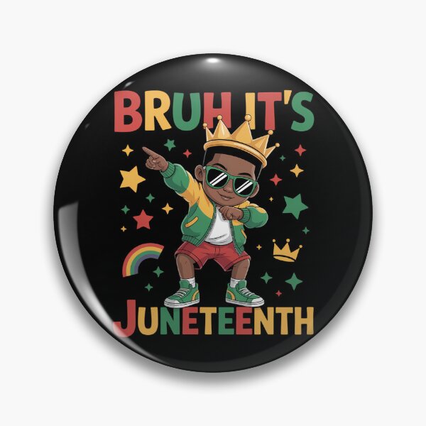 Item preview, Bruh It's Juneteenth Dabbing Boys Celebrating Black Freedom designed and sold by sailorjessiArt.