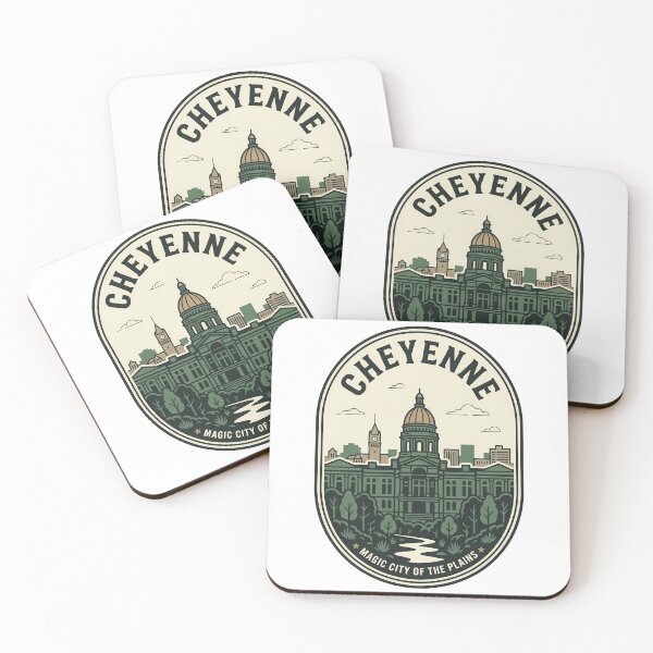 Item preview, Cheyenne Wyoming Magic City of the Plains Retro designed and sold by k3rstman1.