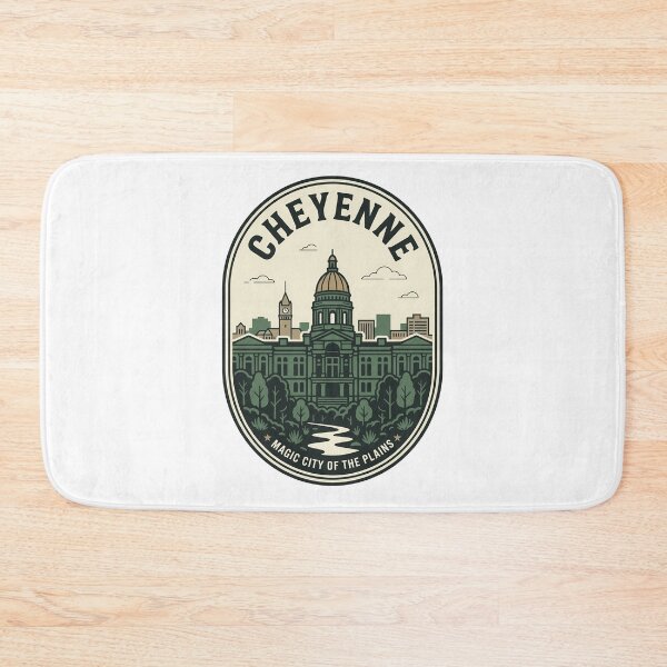 Item preview, Cheyenne Wyoming Magic City of the Plains Retro designed and sold by k3rstman1.