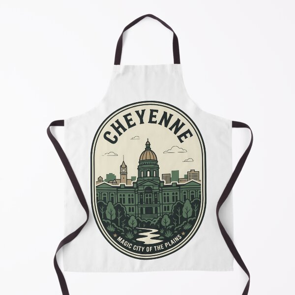 Item preview, Cheyenne Wyoming Magic City of the Plains Retro designed and sold by k3rstman1.