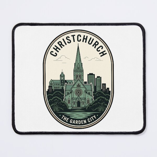 Item preview, Vintage Christchurch New Zealand Garden City Badge designed and sold by k3rstman1.