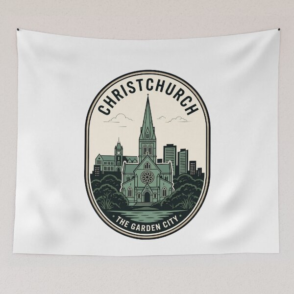 Item preview, Vintage Christchurch New Zealand Garden City Badge designed and sold by k3rstman1.