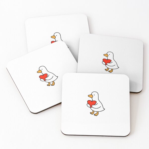Item preview, Cute Duck Holding Heart designed and sold by Monday Duck.