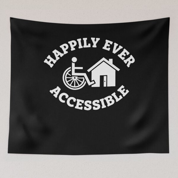Item preview, Disability Awareness Happily Ever Accessible Pride designed and sold by LuminOrb.