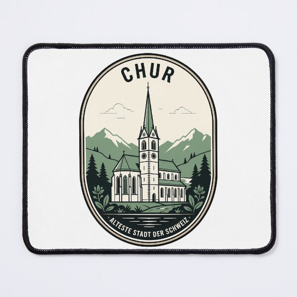 Item preview, Chur Switzerland Vintage Mountain Travel Badge designed and sold by k3rstman1.
