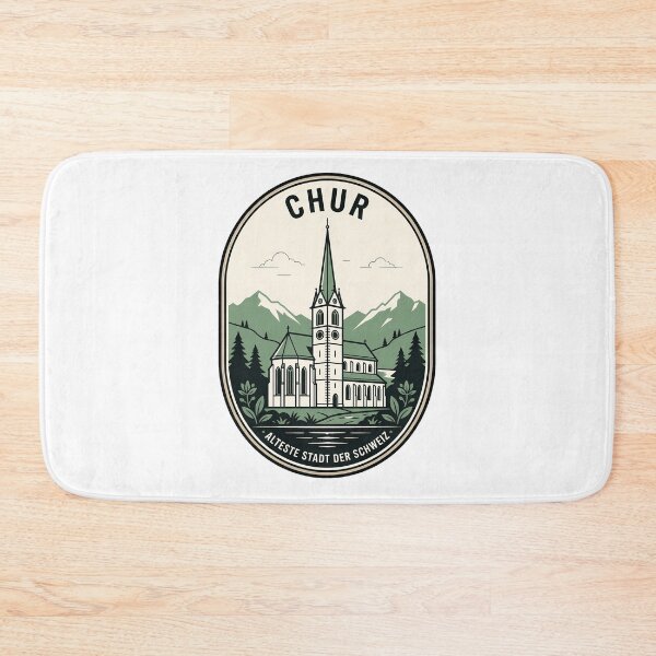 Item preview, Chur Switzerland Vintage Mountain Travel Badge designed and sold by k3rstman1.