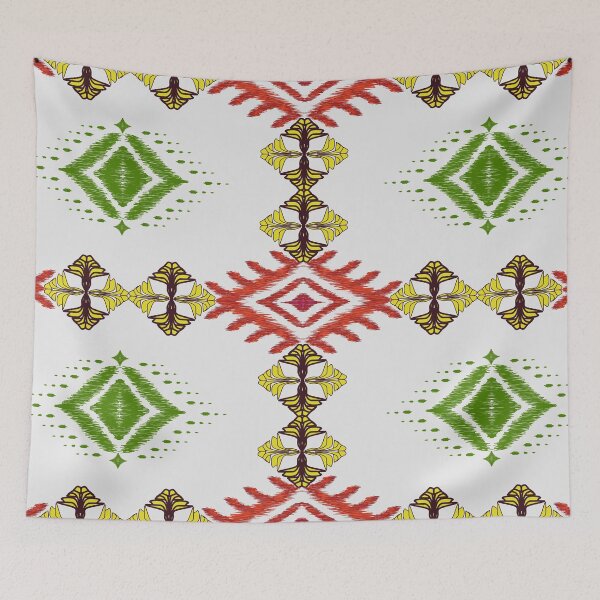 Item preview, Traditional Ikat Ethnic Seamless Pattern with Geometric Tribal Motifs designed and sold by EiArtist.