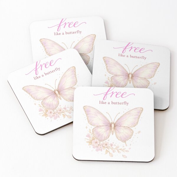 Item preview, Free Like A Butterfly Gift for Her Women  Empowerment Shirt Soft Feminine Aesthetic designed and sold by DreamelleStudio.