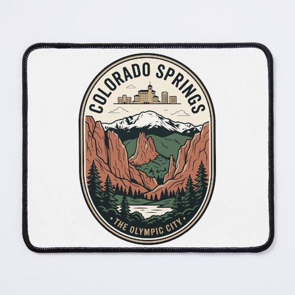 Item preview, Vintage Colorado Springs Pikes Peak Travel Badge designed and sold by k3rstman1.