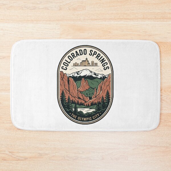 Item preview, Vintage Colorado Springs Pikes Peak Travel Badge designed and sold by k3rstman1.