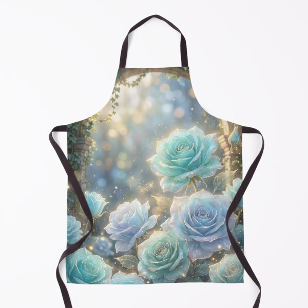 Item preview, Enchanted Blue Roses in a Sunlit Garden Arch designed and sold by higgins5.