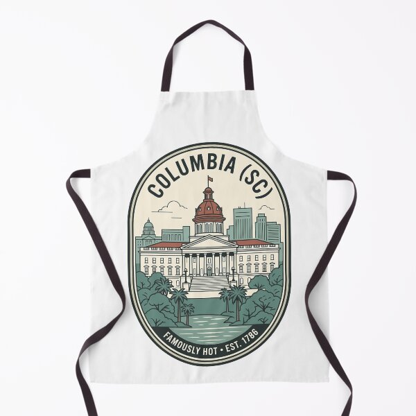 Item preview, Columbia South Carolina State House Vintage Skyline Badge designed and sold by k3rstman1.