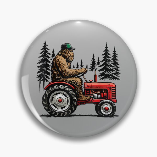 Item preview, Bigfoot Tractor Farming Funny Farmer Sasquatch Lovers designed and sold by GreggRoss.