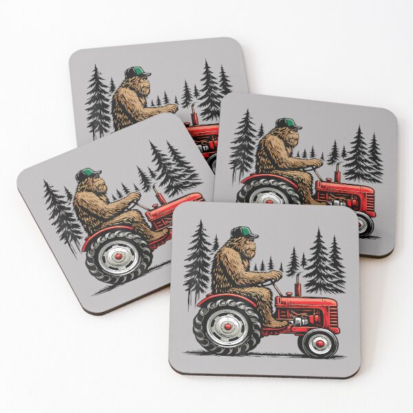 Item preview, Bigfoot Tractor Farming Funny Farmer Sasquatch Lovers designed and sold by GreggRoss.