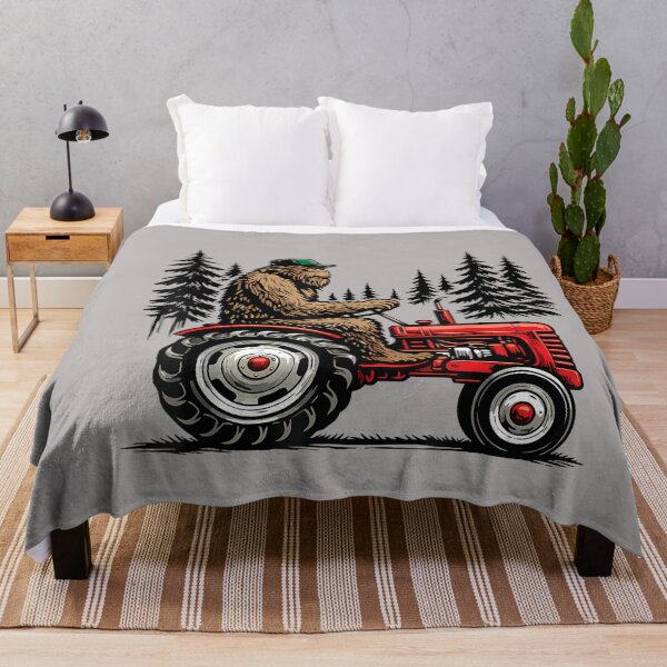 Item preview, Bigfoot Tractor Farming Funny Farmer Sasquatch Lovers designed and sold by GreggRoss.
